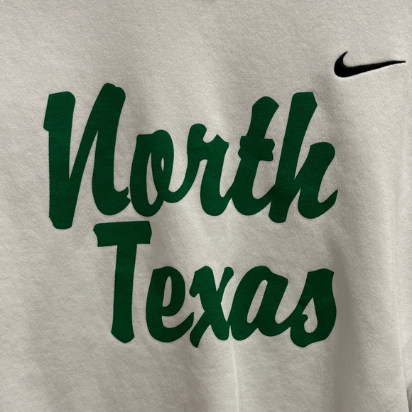 Nike University of North Texas White Sweatshirt - Picture 3 of 4